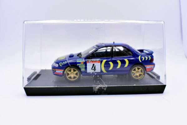 Modellino auto rally scala 1:43 Subaru Impreza 555 diecast modellismo statico - immagine 5