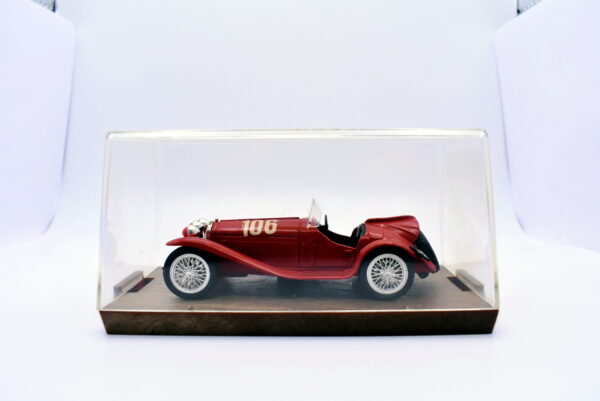 Modellino auto rally scala 1:43 Alfa romeo 2300 8 cilindri Brumm diecast modellismo statico - immagine 2