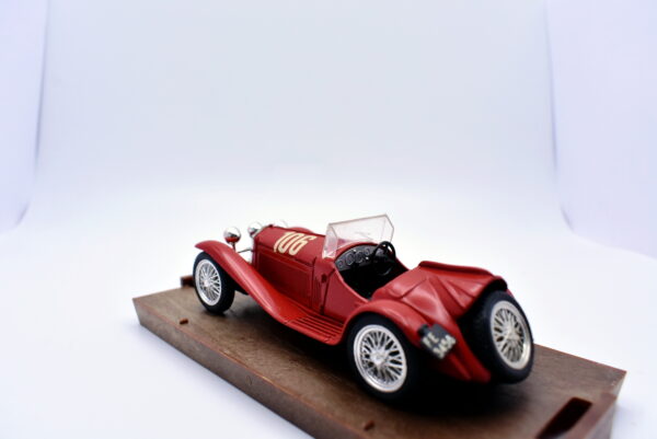 Modellino auto rally scala 1:43 Alfa romeo 2300 8 cilindri Brumm diecast modellismo statico - immagine 5