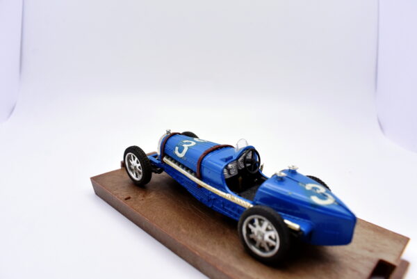 Modellino auto rally scala 1:43 Bugatti Type 59 Brumm diecast modellismo statico - immagine 5