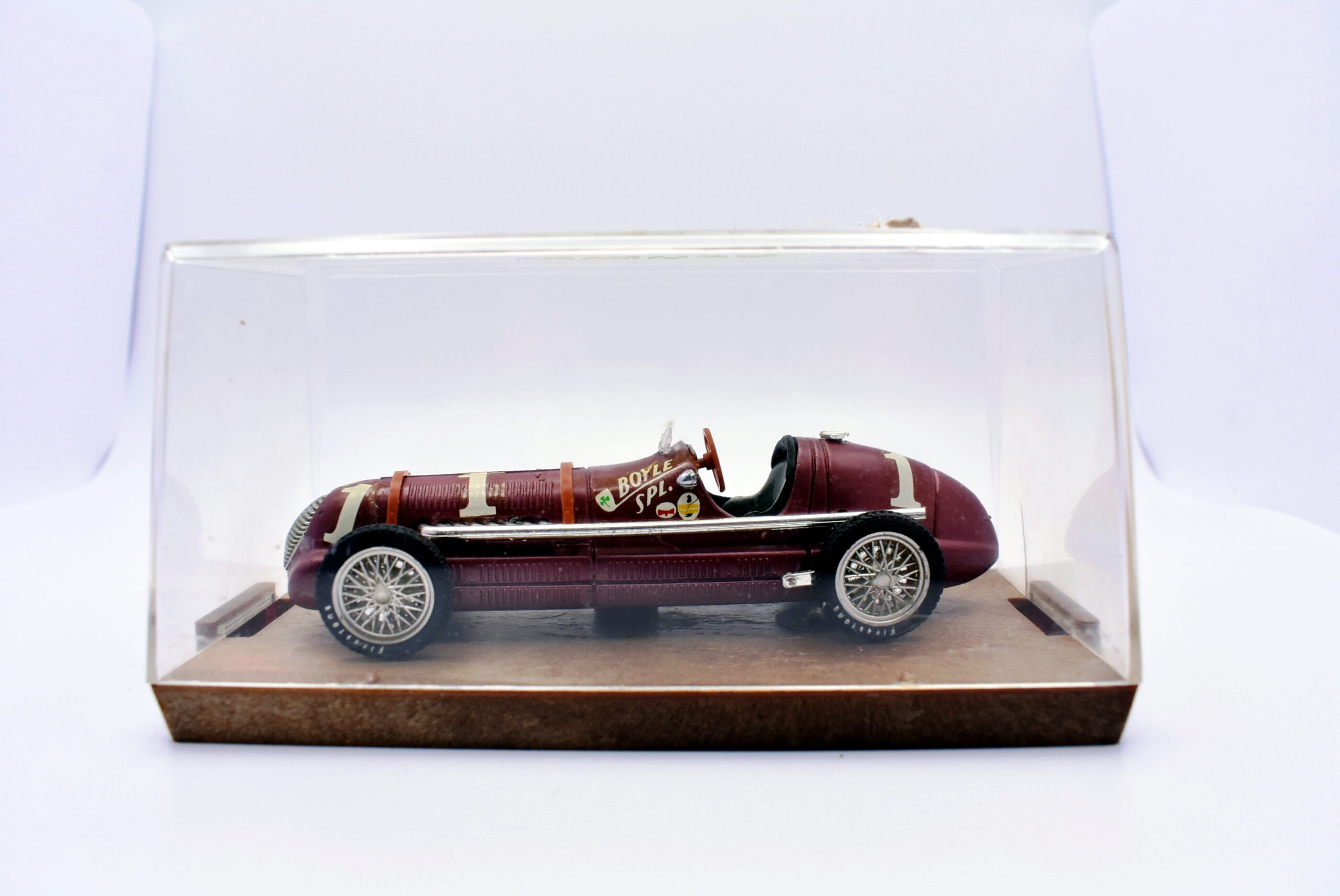 Modellino auto formula 1 f1 scala 1:43 Maserati 8 cilindri Brumm diecast usati - immagine 2