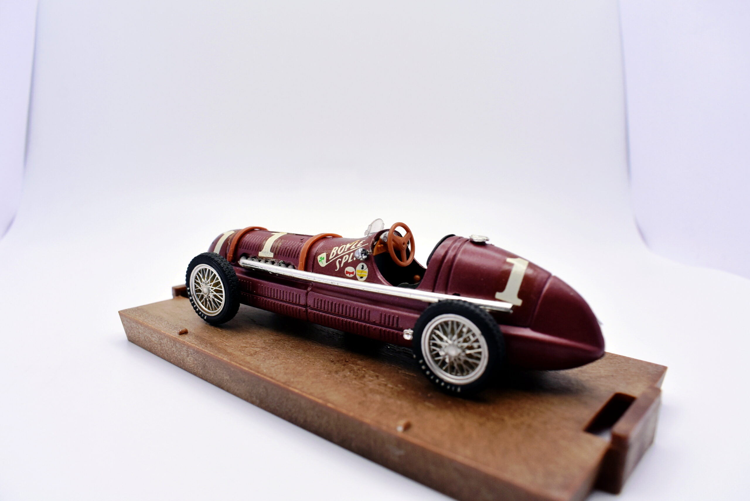 Modellino auto formula 1 f1 scala 1:43 Maserati 8 cilindri Brumm diecast usati - immagine 5