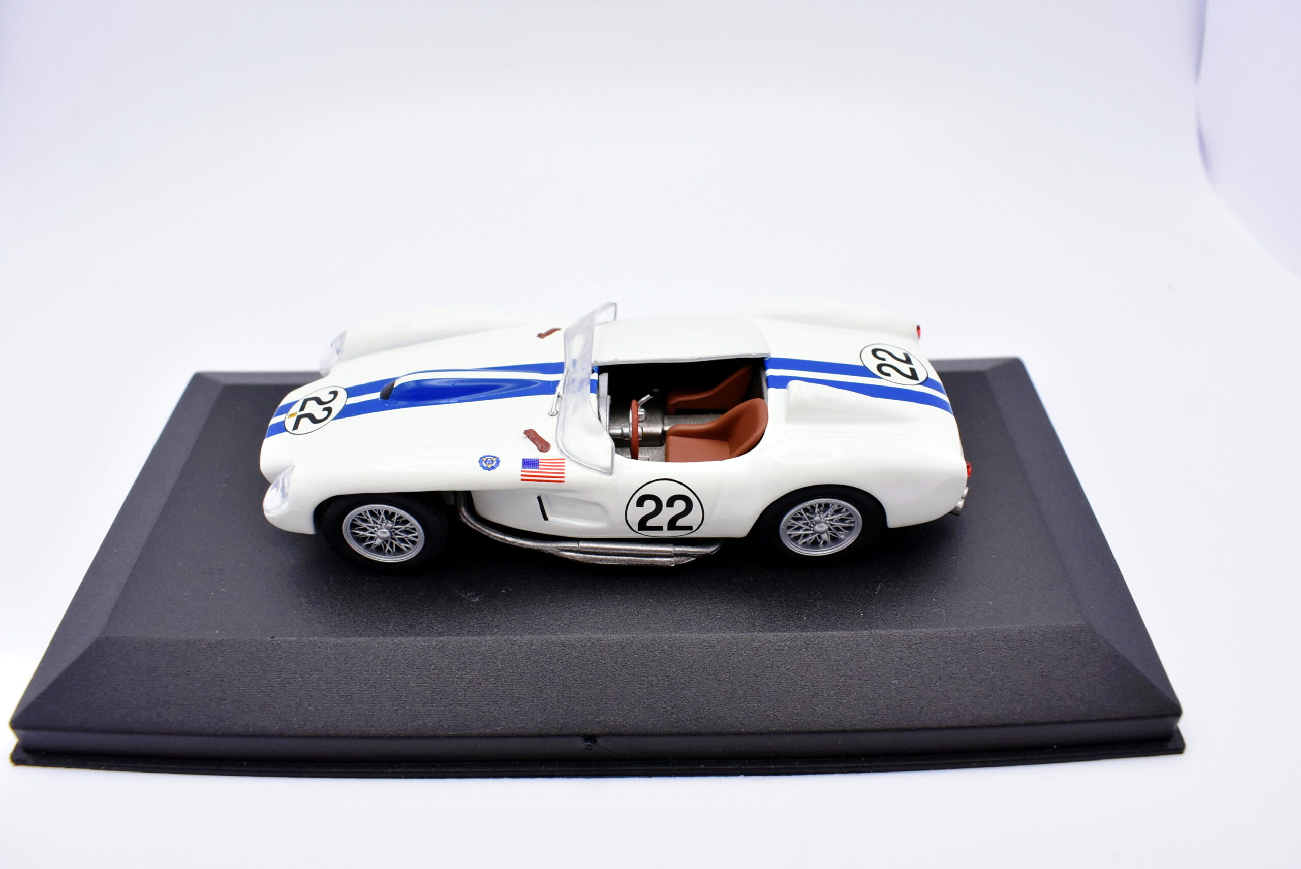Modellino auto Ferrari 250 Testa Rossa racing collection 1:43 diecast modellismo - immagine 5