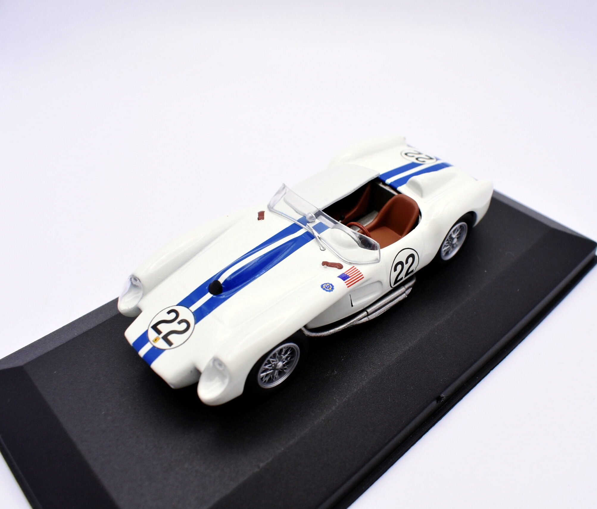 Modellino auto Ferrari 250 Testa Rossa racing collection 1:43 diecast modellismo