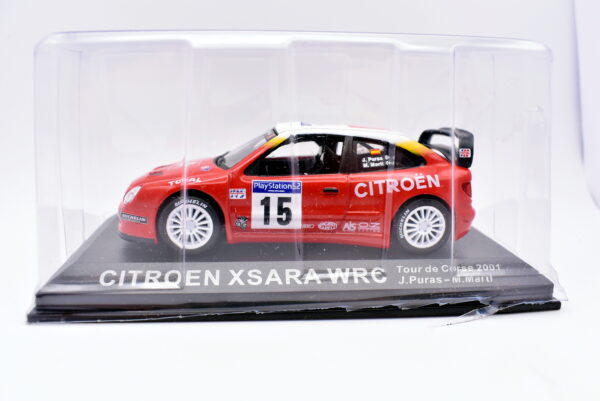 Modellino auto rally scala 1:43 Citroen Xsara WRC IXO diecast modellismo statico - immagine 2