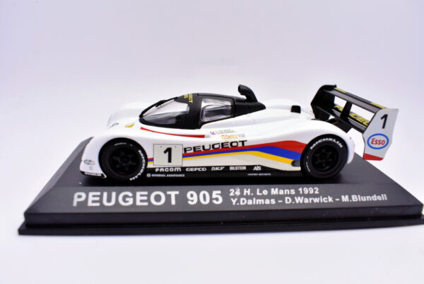 Modellino auto Peugeot 905 IXO racing collection 1:43 diecast modellismo - immagine 3