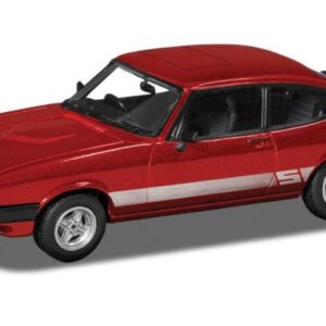 Modellino auto scala 1:43 Vanguards FORD CAPRI MK3 2.OS RED diecast modellismo statico