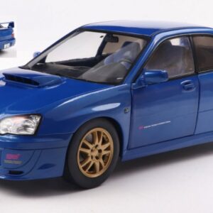 Modellino auto scala 1:18 Solido SUBARU IMPREZA WRX STi 2003 BLUE diecast modellismo statico