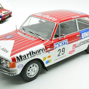 Modellino auto scala 1:18 VOLVO 142 1000 LAKES RALLY 1973 modellismo statico