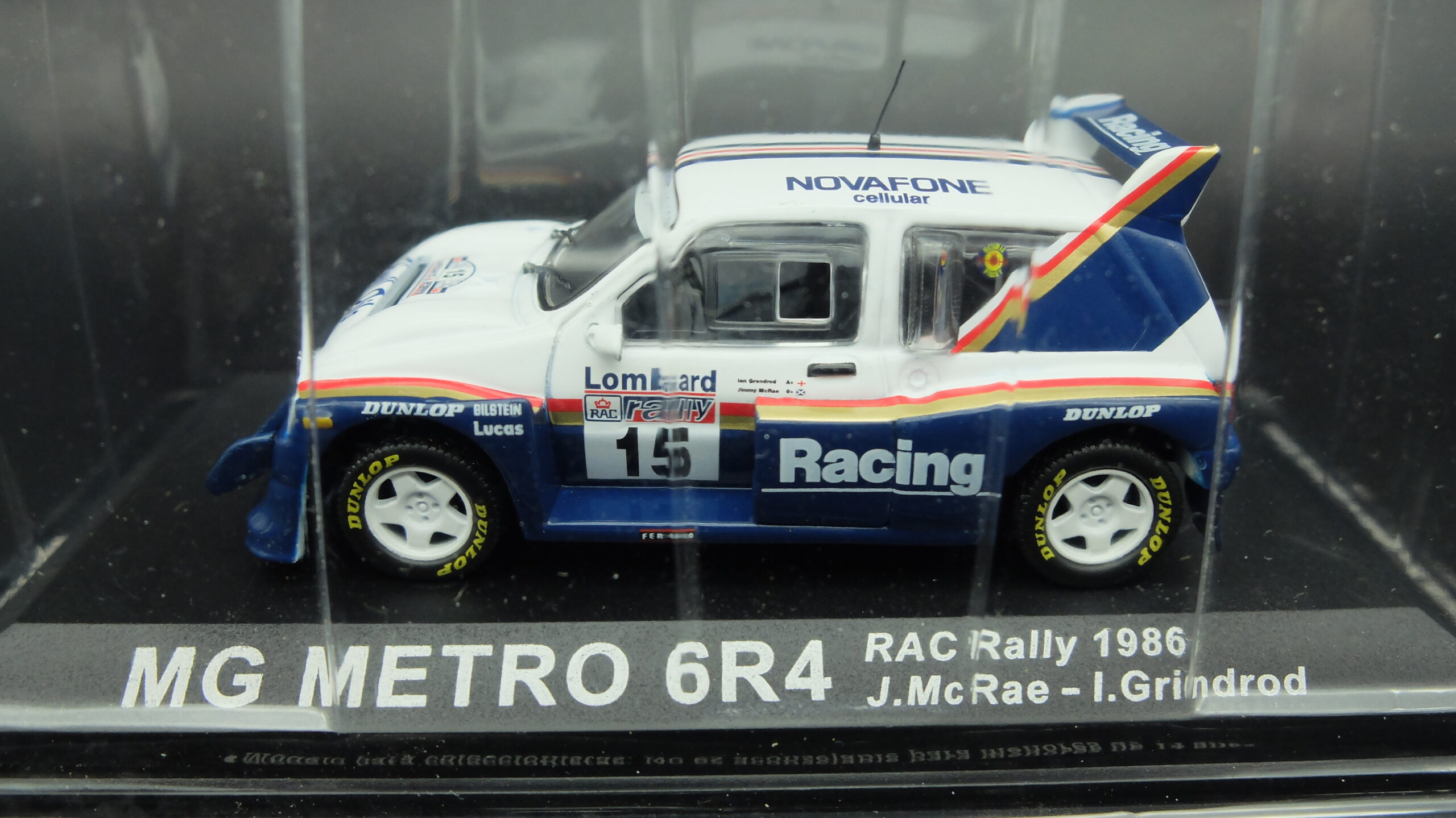 Modellino auto rally scala 1:43 MG Metro 6R4 diecast modellismo statico