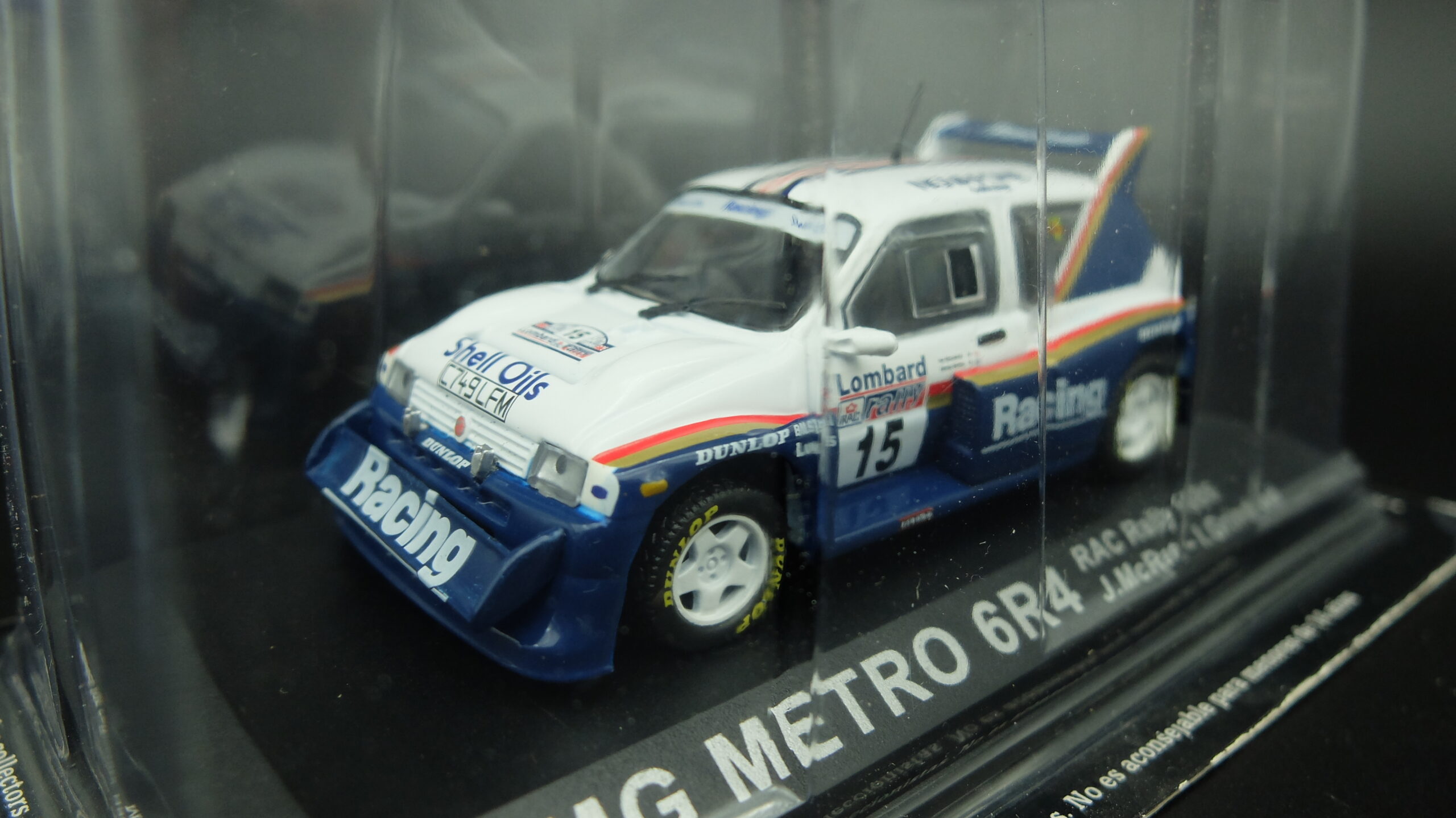 Modellino auto rally scala 1:43 MG Metro 6R4 diecast modellismo statico - immagine 3