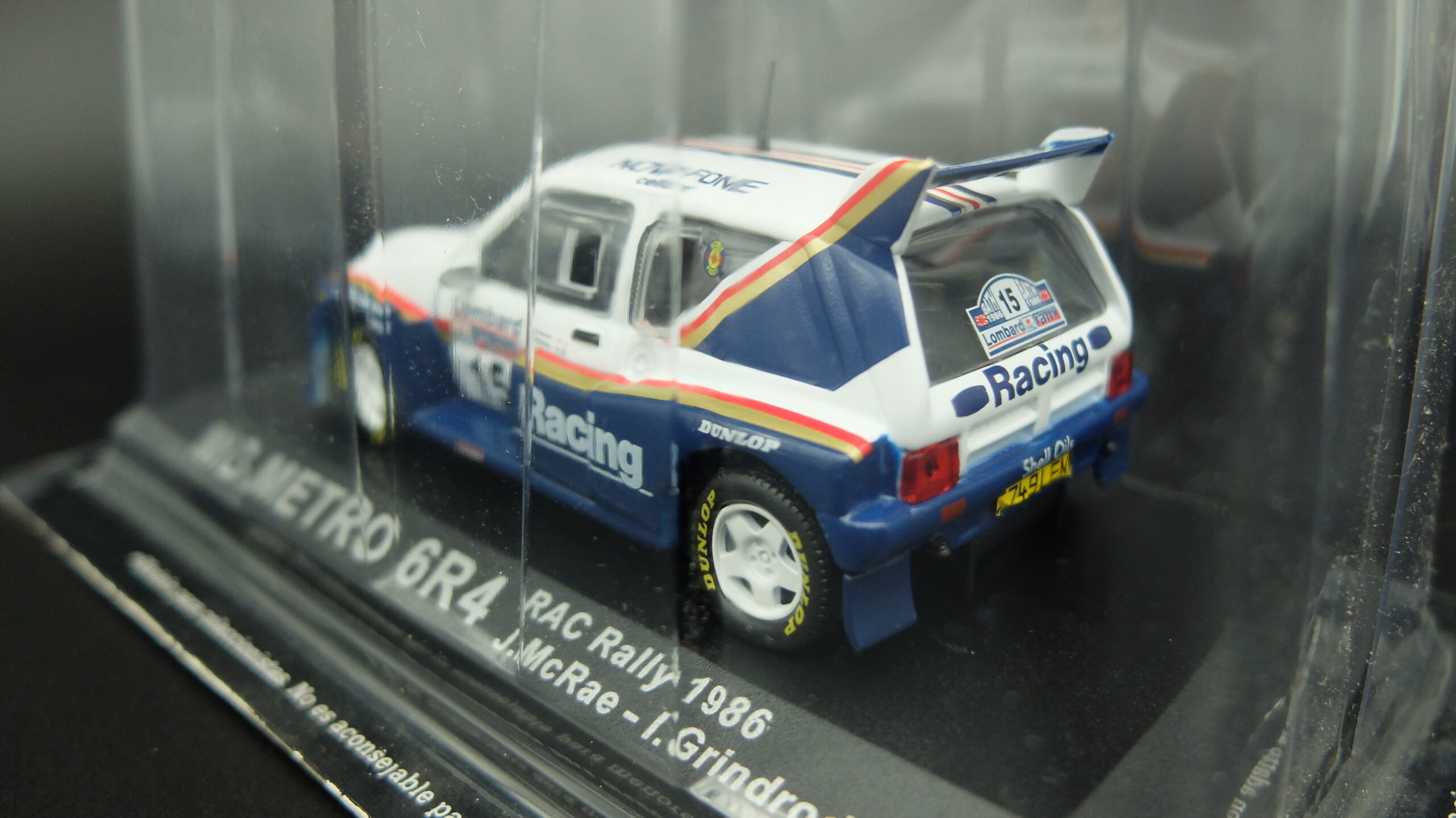 Modellino auto rally scala 1:43 MG Metro 6R4 diecast modellismo statico - immagine 4