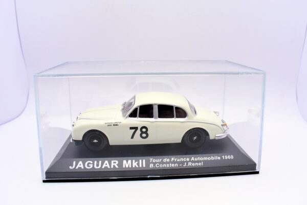 Modellino auto rally scala 1:43 Jaguar MkII diecast modellismo statico - immagine 5