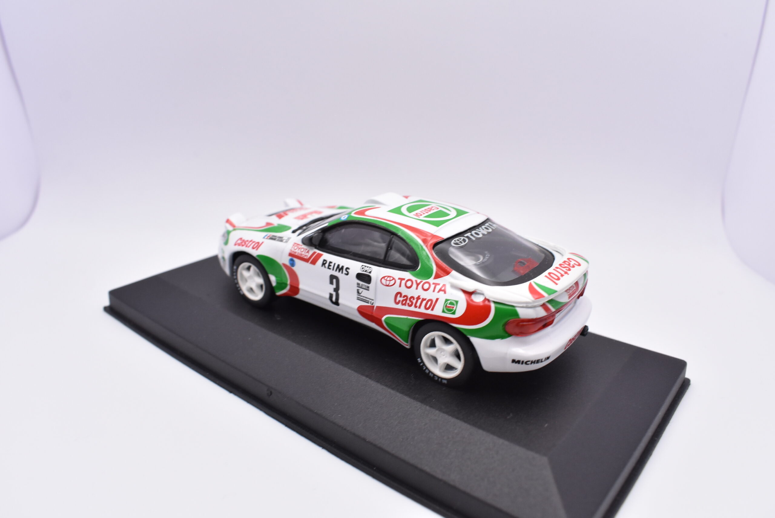 Modellino auto rally scala 1:43 Toyota Celica GT4 diecast modellismo statico - immagine 4