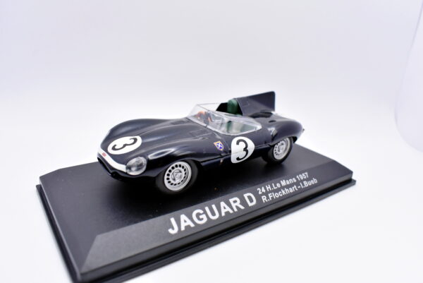 Modellino auto rally scala 1:43 Jaguar D diecast modellismo statico - immagine 3