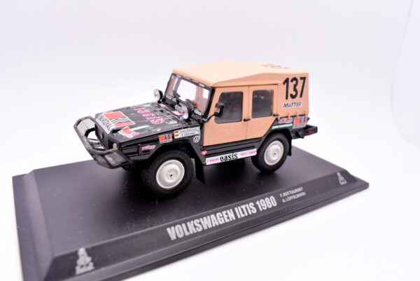 Modellino auto rally scala 1:43 Volkswagen Iltis diecast modellismo statico - immagine 3