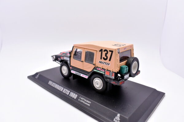 Modellino auto rally scala 1:43 Volkswagen Iltis diecast modellismo statico - immagine 4