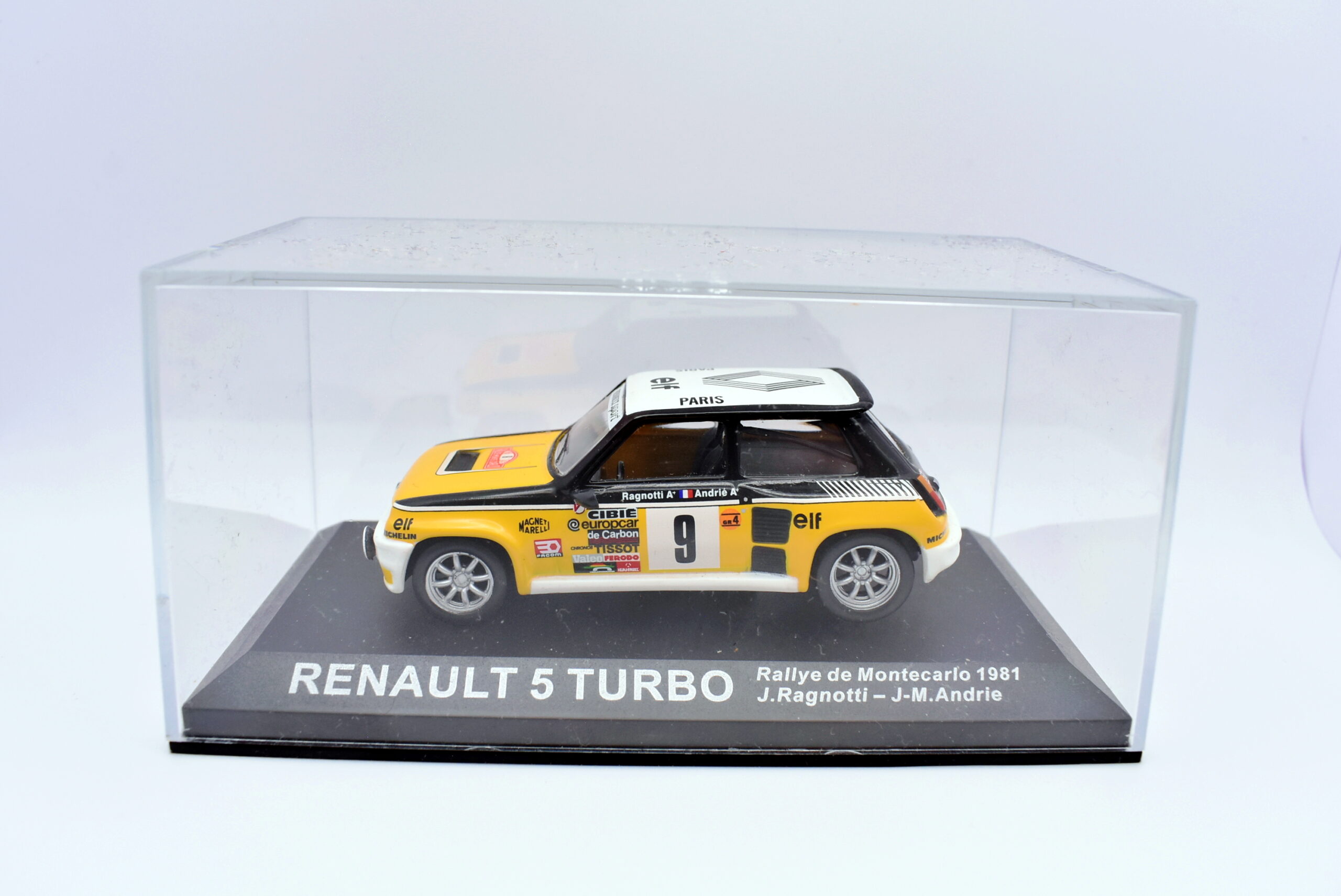 Modellino auto rally scala 1:43 Renault 5 Turbo diecast modellismo statico - immagine 5