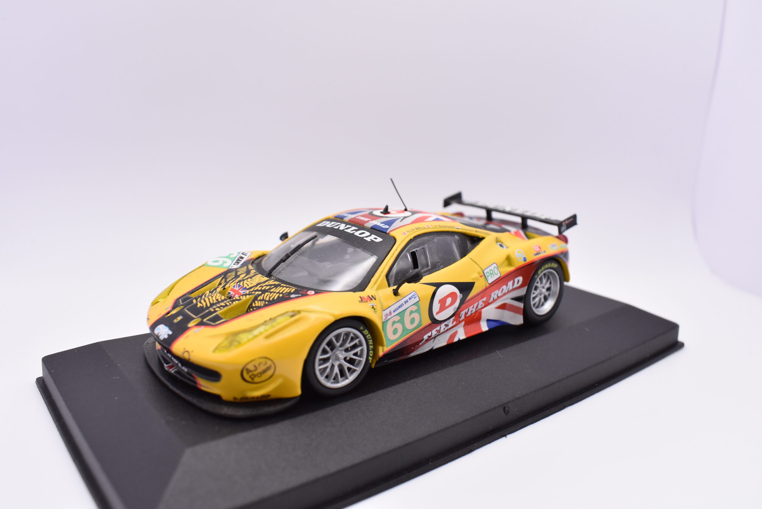 Modellino auto Ferrari 458 racing collection 1:43 diecast modellismo - immagine 3