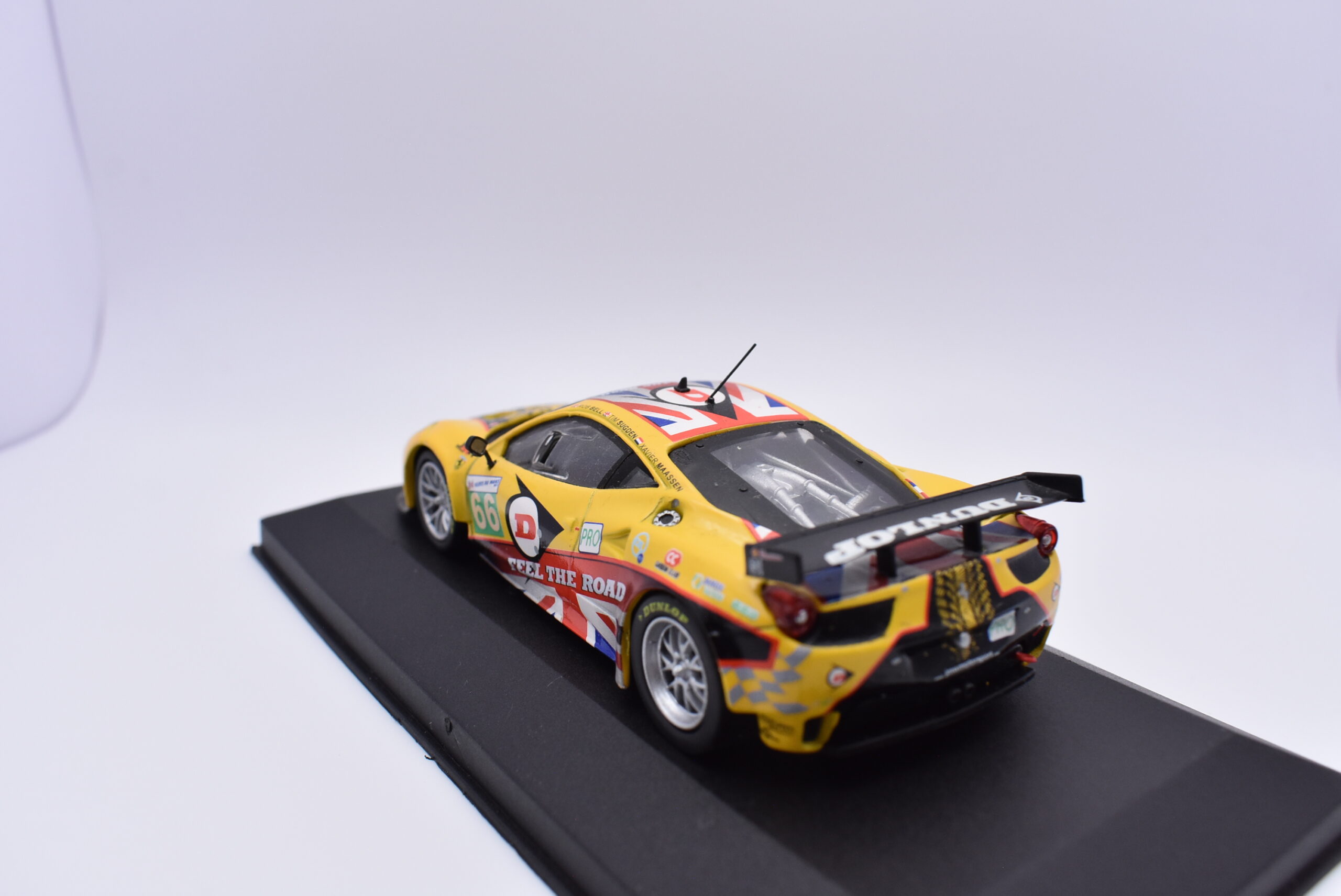 Modellino auto Ferrari 458 racing collection 1:43 diecast modellismo - immagine 4