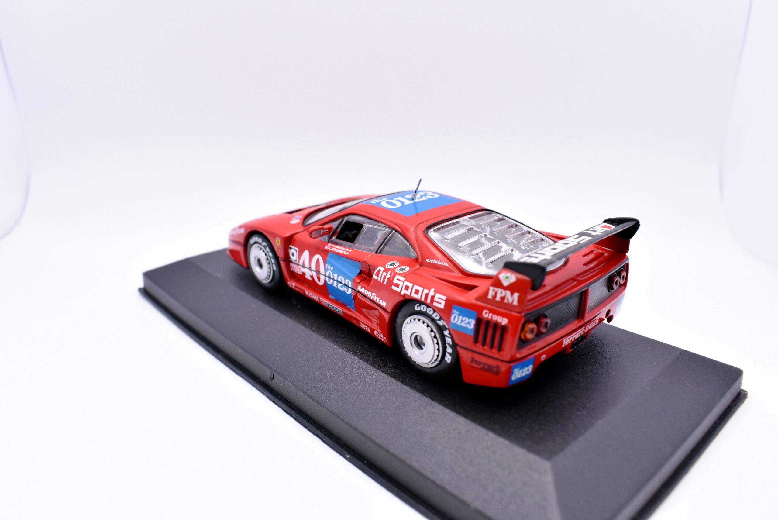 Modellino auto Ferrari F40 racing collection 1:43 diecast modellismo - immagine 4