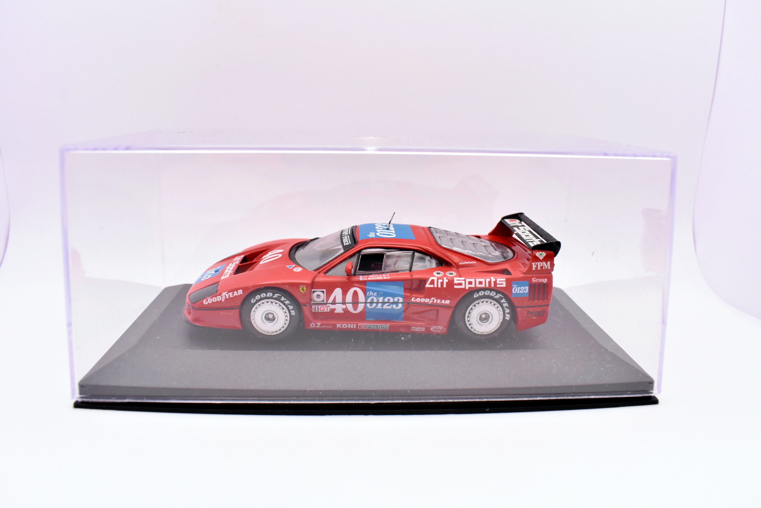 Modellino auto Ferrari F40 racing collection 1:43 diecast modellismo - immagine 5