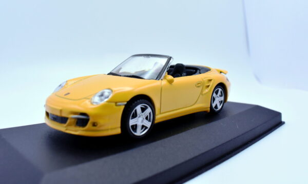 Modellino auto scala 1:43 Porsche 997 Turbo cabriolet diecast modellismo statico