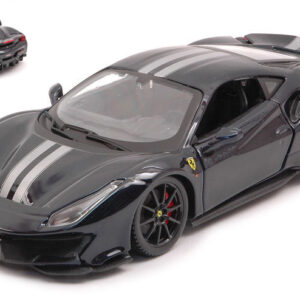 Modellino auto scala 1:24 Burago FERRARI 488 GTB BLUE diecast modellismo statico