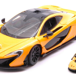Modellino auto scala 1:24 Rastar  MC LAREN P1 2017 YELLOW 1:24 diecast modellismo statico