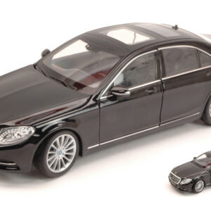Modellino auto scala 1:27 MERCEDES S-CLASS W222 2013 BLACK diecast modellismo statico