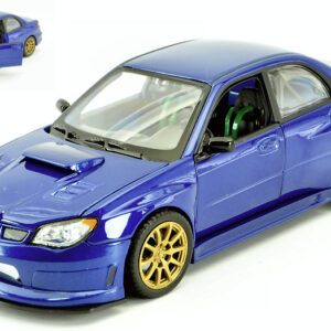 Modellino auto scala 1:24 SUBARU IMPREZA WRX STI diecast modellismo statico