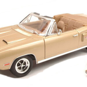 Modellino auto scala 1:18 Lucky Die Cast  DODGE CORONET 1970 GOLD diecast modellismo statico