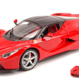 Modellino auto scala 1:24 Burago FERRARI LA FERRARI 2013 RED diecast modellismo statico