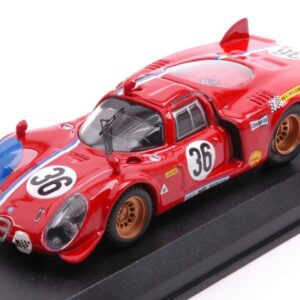 Modellino auto scala 1:43 Best ALFA ROMEO 33.2 Le mans 1969 PILETTE- SLOTEMAKER