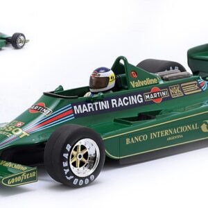 Modellino auto formula 1 F1 scala 1:18LOTUS FORD 79 F1 MARTINI GP ARGENTINA 1979 REUTEMANN