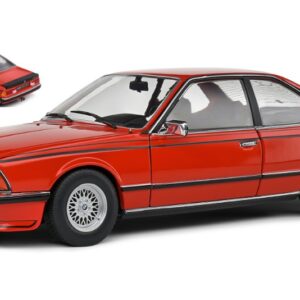 Modellino auto scala 1:18 Solido BMW 6-SERIES 635 CSi E24 COUPE RED diecast modellismo statico