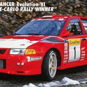 Modellino model kit MITSUBISHI LANCER EVO VI 1999 MONTECARLO RALLY 1:24