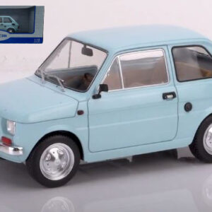 Modellino auto scala 1:18 FIAT 126 1972 BLUE diecast modellismo statico