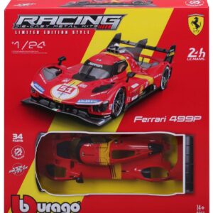 Modellino auto scala 1:24 Burago FERRARI 499P 24H LM 2023 CALADO GIOVINAZZI GUIDI diecast modellismo statico