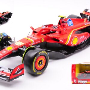 Modellino auto formula 1 F1 scala 1:18 Burago FERRARI SF-24 2024 SAINZ modellismo