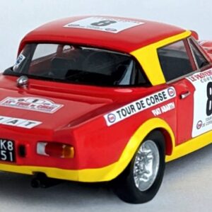 Modellino auto rally scala 1:43 Trofeu  FIAT 124 ABARTH N.8 TOUR DE CORSE 1974 DARNICHE-MAHE