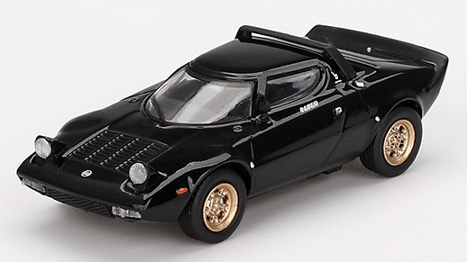 Modellino auto scala 1:64 Mini GT  LANCIA STRATOS HF STRADALE 1975 BLACK 1:64 diecast modellismo statico