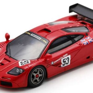 Modellino auto scala 1:43 Spark Model racing MC LAREN F1 GTR N.53 PREQUALIF.LE MANS 1996 BRABHAM-DELETR.-GIROIX modellismo statico