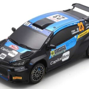 Modellino auto rally scala 1:43 Spark Model  TOYOTA YARIS N.23 5th RC2 RALLY MONTE CARLO 2024 PAJARI-MALKONEN modellismo statico