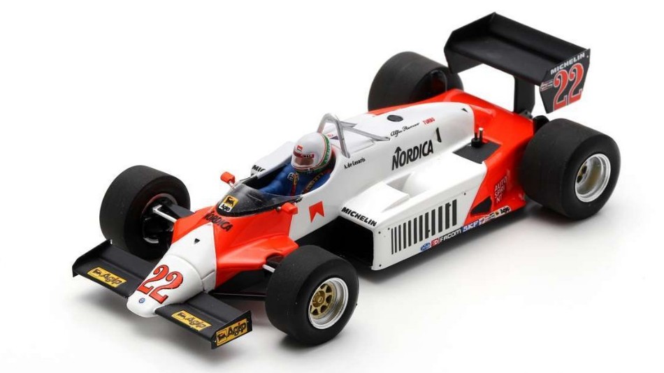 Spark S8806 Alfa Romeo 183T #22 GP Sudafrica 1983 – De Cesaris