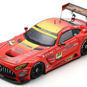 Modellino auto scala 1:43 Spark Model racing R'Qs AMG GT3 N.22 SUPER GT300 2024 WADA-JYONAI-KANO-KOYAMA modellismo statico