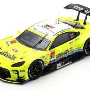 Modellino auto scala 1:43 Spark Model  APR GR86 GT N.30 SUPER GT300 2024 NAGAI-KOBAYASHI-ORIDO racing modellismo