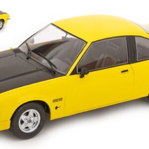 Modellino auto scala 1:18 OPEL MANTA B GTE 1975 YELLOW diecast modellismo statico