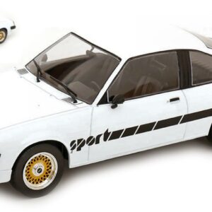Modellino auto scala 1:18 OPEL MANTA B SPORT WHITE diecast modellismo statico