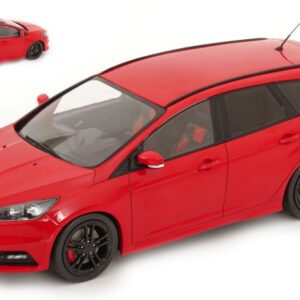 Modellino auto scala 1:18 FORD FOCUS ST TURNIER 2014 RED diecast modellismo statico